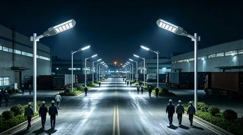 How LED Street Lights Improve Employee Safety in Industrial Parks at Night?